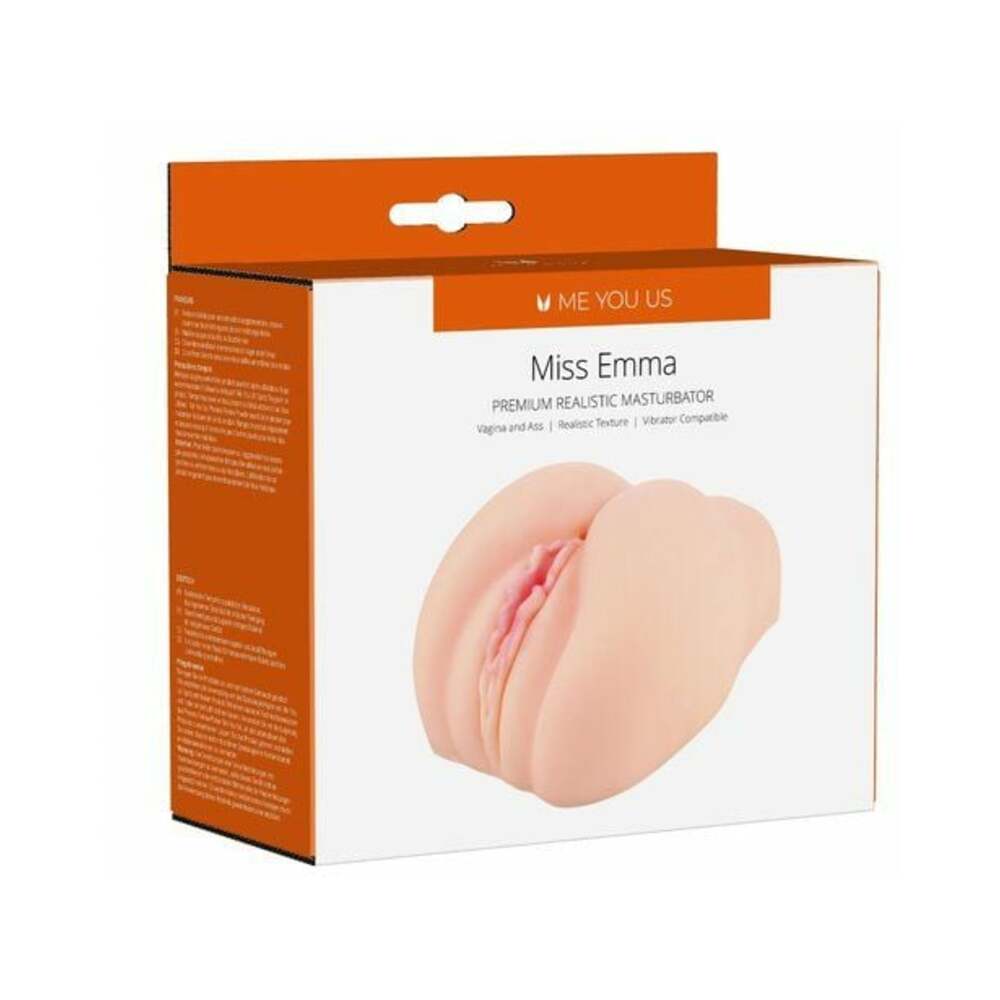 Me You Us Miss Emma Premium Realistic Masturbator Vanilla Me You Us Miss Emma Premium vanilla masturbator retail box