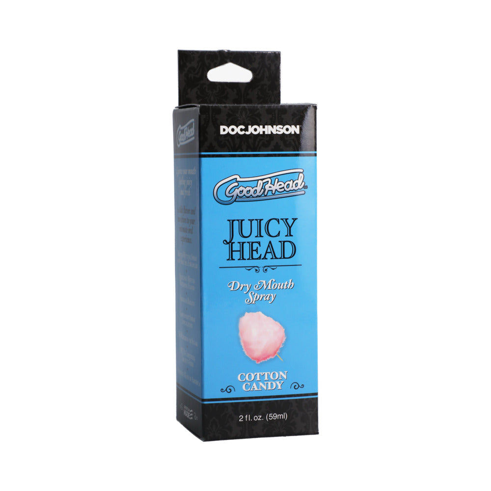 GoodHead Juicy Head Dry Mouth Spray Cotton Candy 2 fl. oz. GoodHead Cotton Candy Dry Mouth Spray retail carton