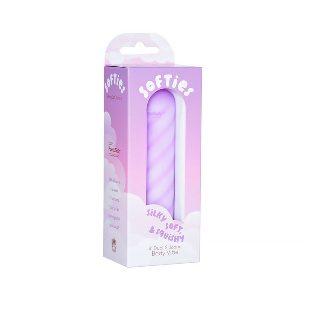 Softies Dual Layer Bullet 4 in. Purple Softies Dual Layer Bullet 4 in. Purple