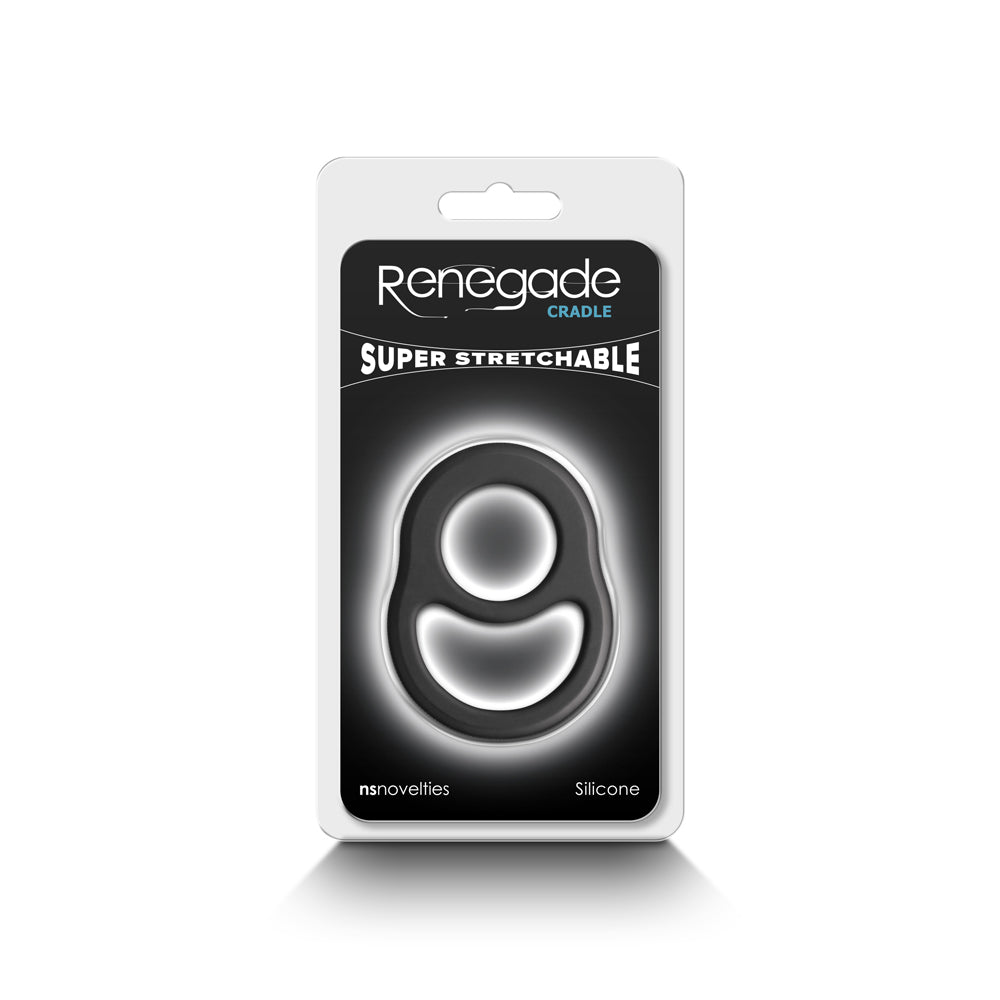 Renegade Cradle Black Renegade Cradle black silicone ring in retail pack