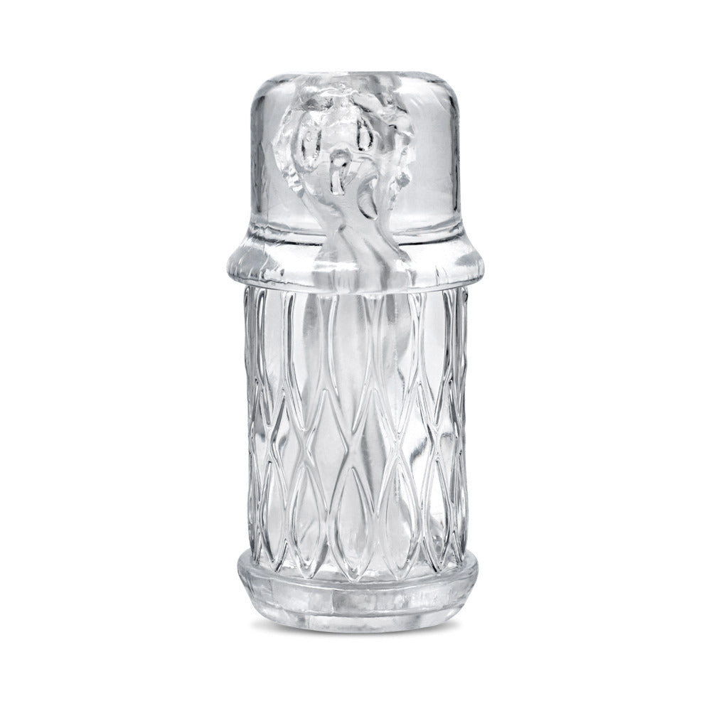 The Handy Dream Collection Lotus Sleeve Full view of clear Lotus sleeve with crisscross outer pattern