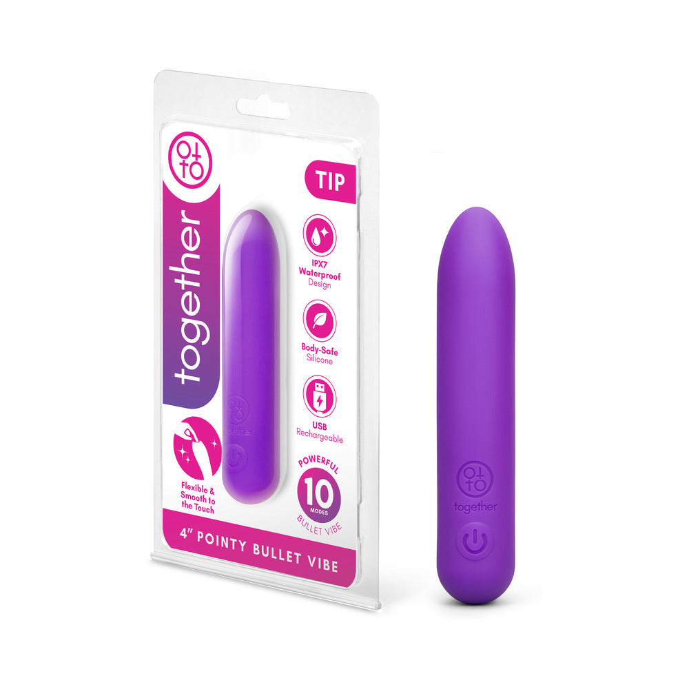 Together Mini Vibes Tip 4 in. Pointy Bullet Vibe Together Mini Vibes Tip 4 in. Pointy Bullet Vibe