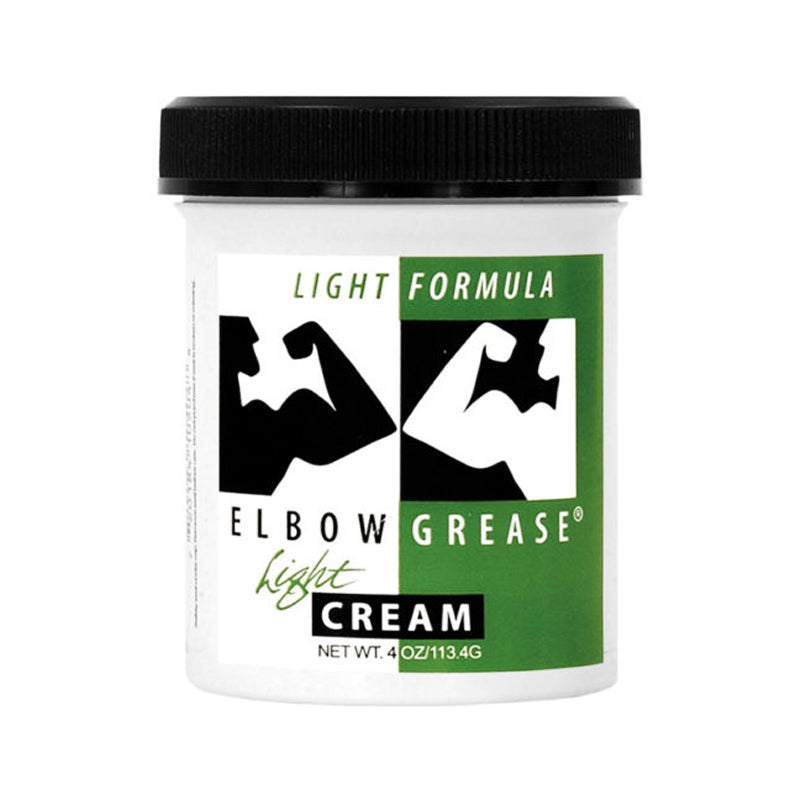 Elbow Grease Light Cream (4oz) Elbow Grease Light Cream four-ounce white jar with black lid