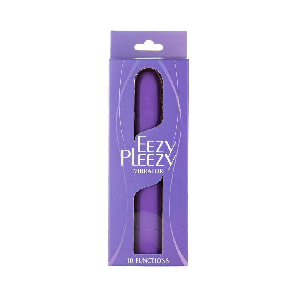 Simple & True Eezy Pleezy Classic Vibrator 7 in. Purple Simple & True Eezy Pleezy Classic Vibrator 7 in. Purple