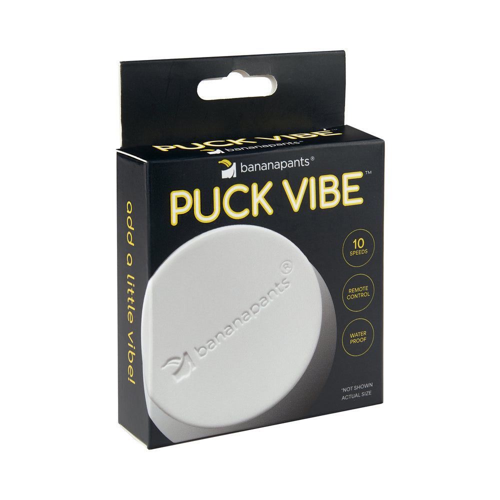 Banana Pants Puck Vibe White/Black Banana Pants Puck Vibe white mini vibrator retail box