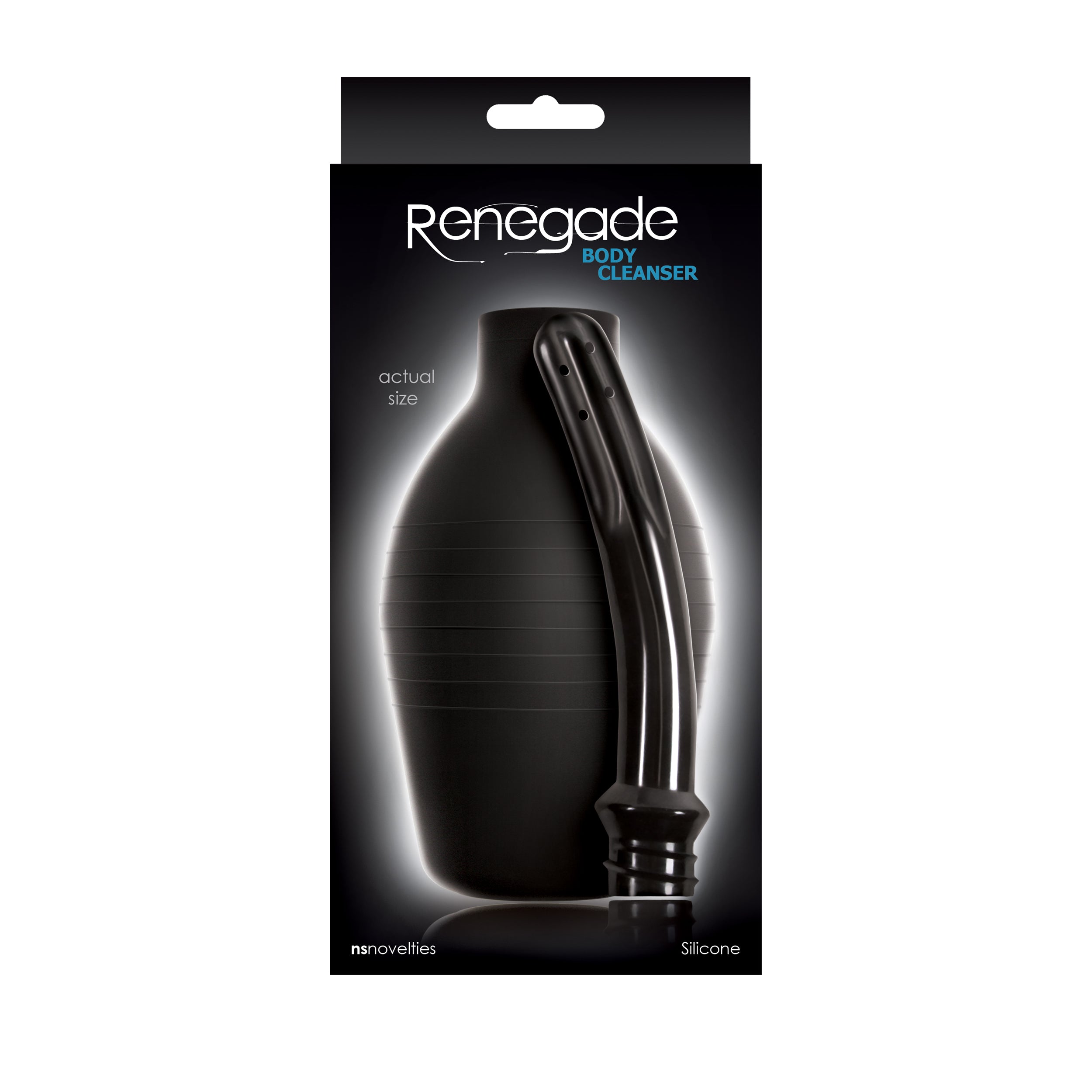 Renegade Body Cleanser Douche Black Renegade Black Body Cleanser Douche black product in hanging retail card