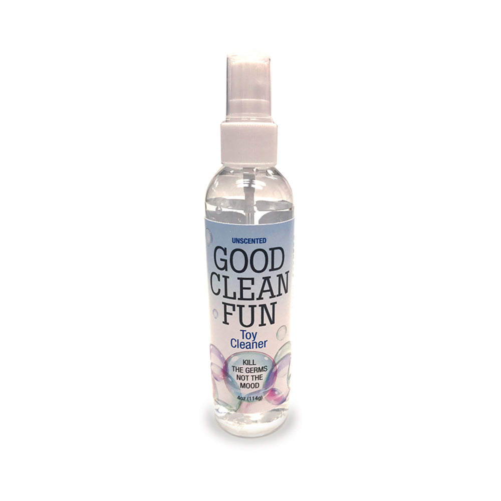Good Clean Fun Toy Cleaner Natural 118 ml / 4 oz. Good Clean Fun Natural 4 oz clear toy cleaner spray