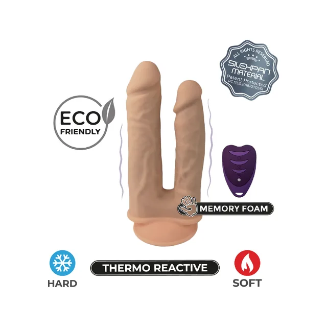 Duo Dildo Vibrating 7+8 inch
