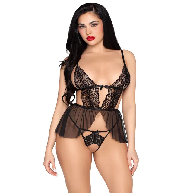 Babydoll and Crotchless Panty