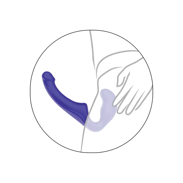 Strapless Strap-on Silicone 23 cm
