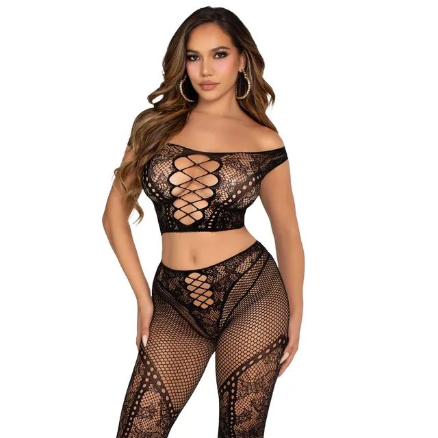 Off Shoulder Crop Top and Legging