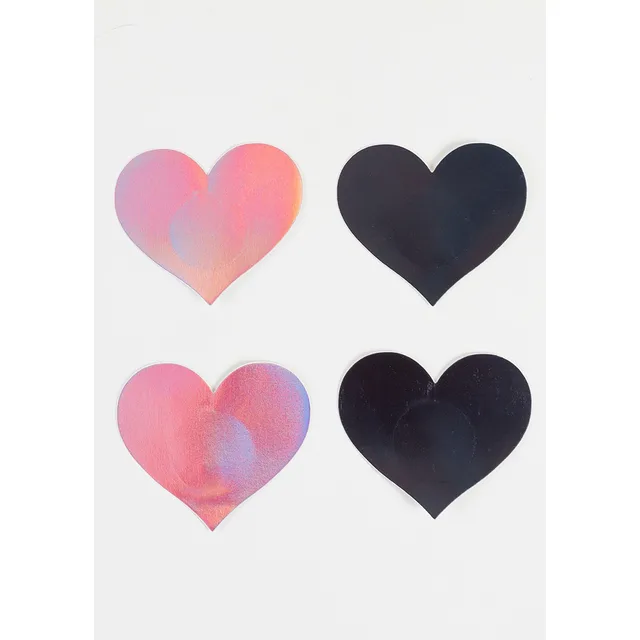 Heart Nipple Pasties 2 Pair