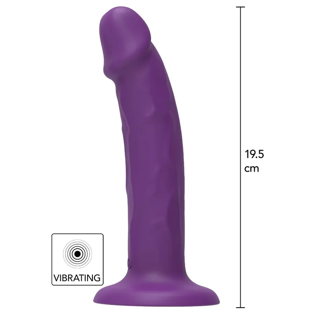Harness Dong Vibrating Silicone 19.5 cm