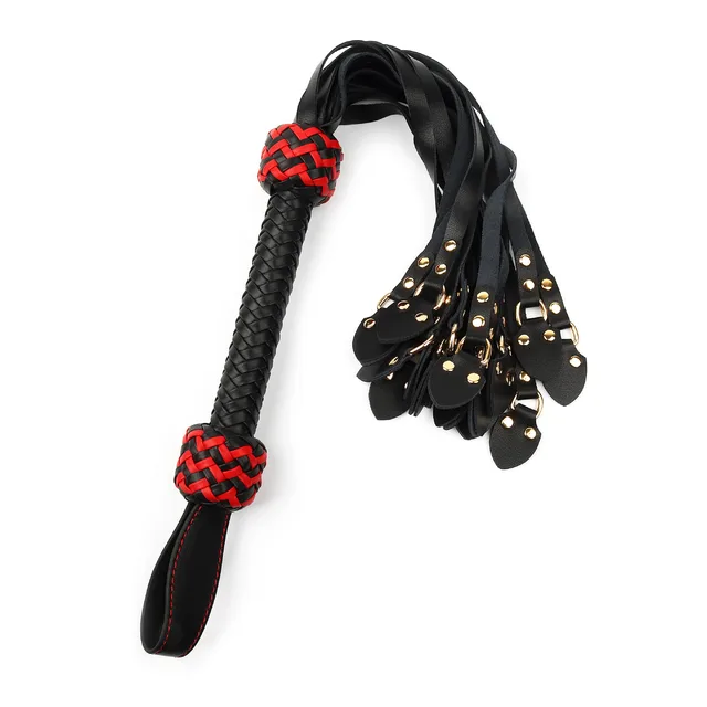 Leather Cat-o-Nine Whip