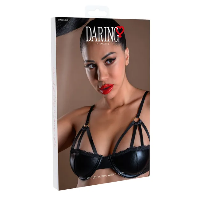 Wetlook Bra With Straps