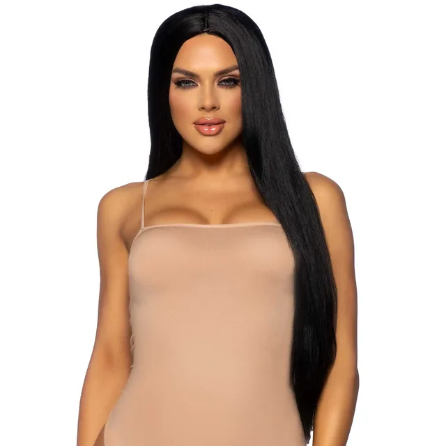 Long Straight Center Part Wig