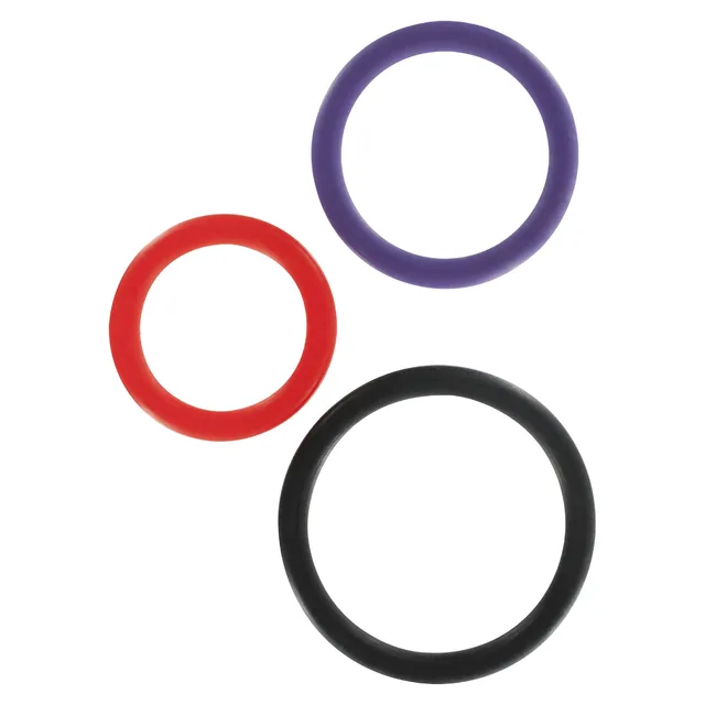 Triple Rings Multicolor 3 pcs