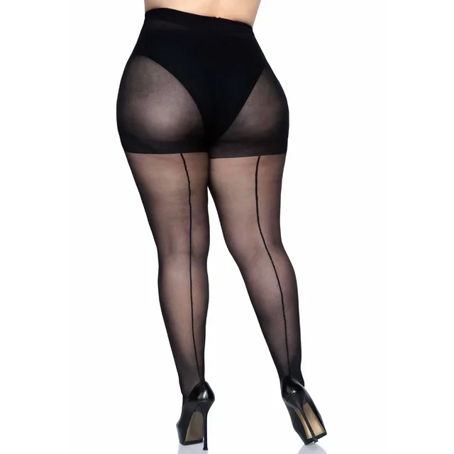 Plus Backseam Pantyhose