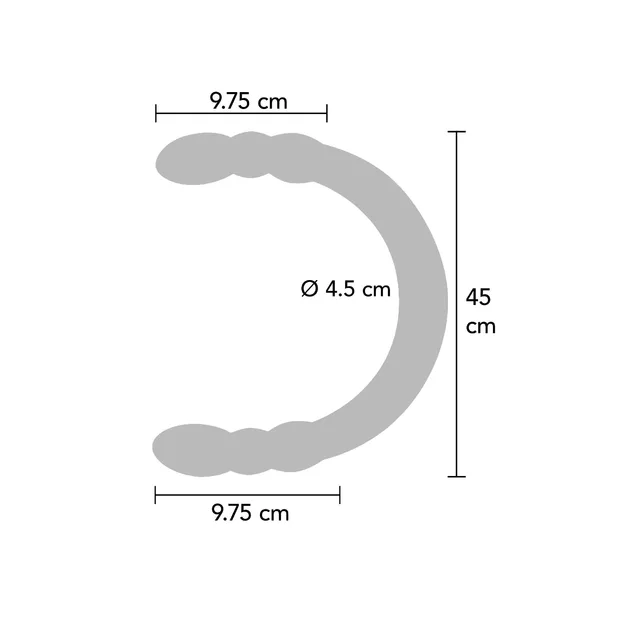 Double Digger Dong 45 cm