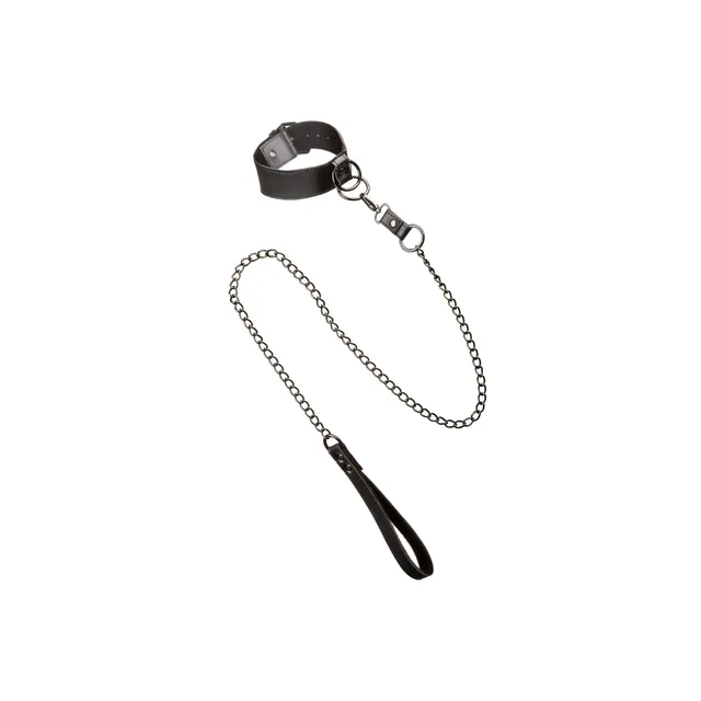 Collar With Chain Leash