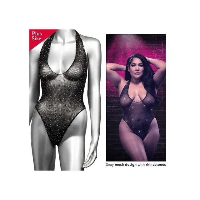 Deep V Bodysuit Plus