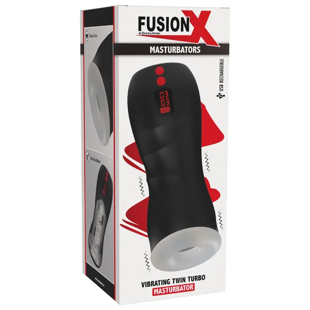 Vibrating Twin Turbo Masturbator