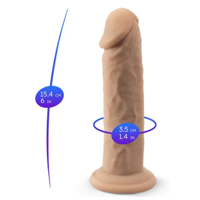 Real Skin Dildo Model 2 (6 inch)