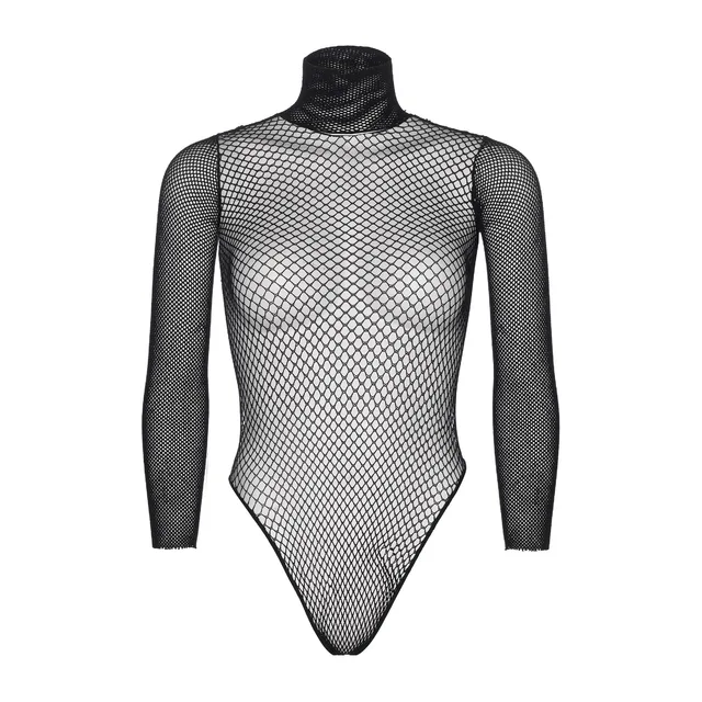 Long Sleeved Bodysuit with Snap Crotch