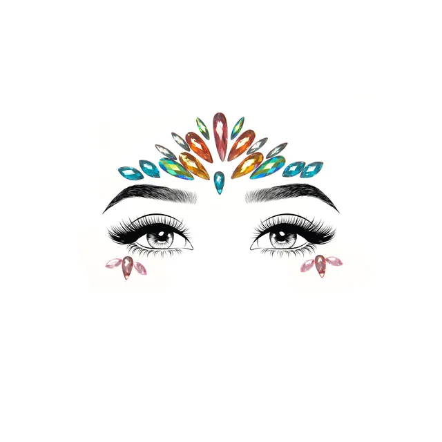 Avri Adhesive Face Jewels Sticker
