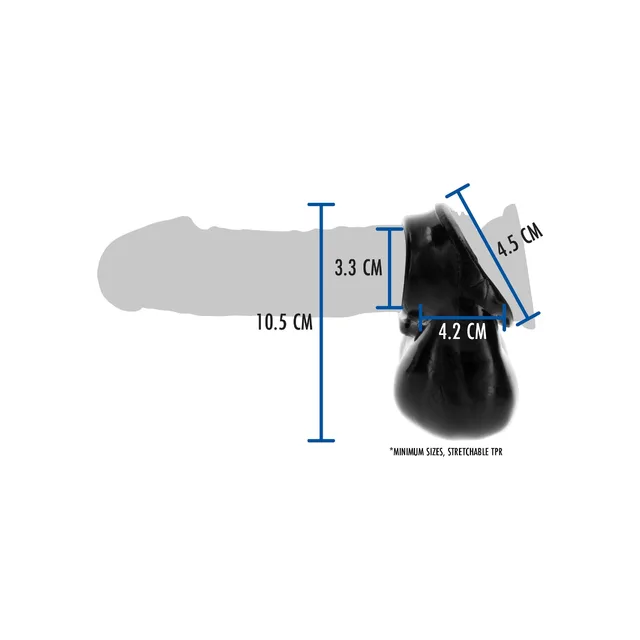 Penis Ring with Scrotum Holder