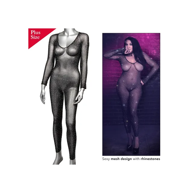 Crotchless Bodystocking Plus