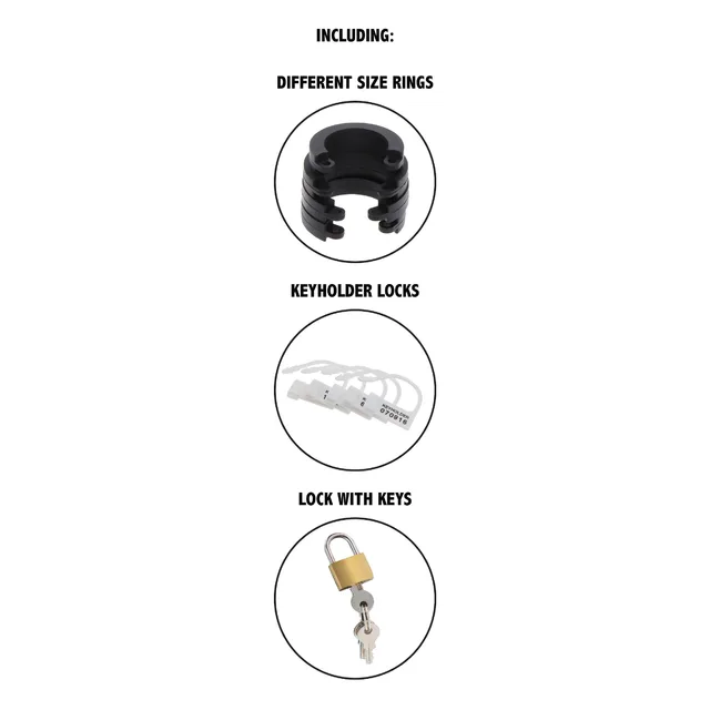 Chastity Cock Cage Silicone Large