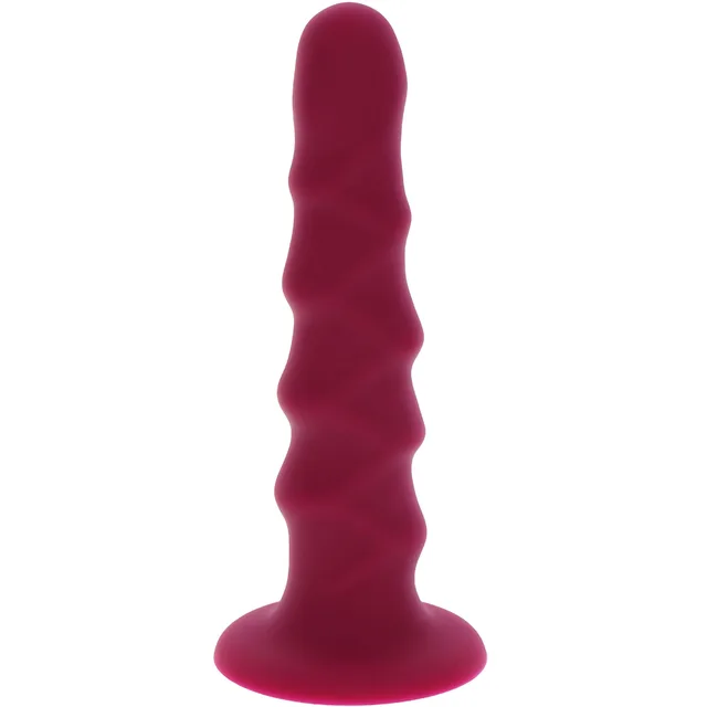 Harness Dong Ribbed Silicone 16 cm