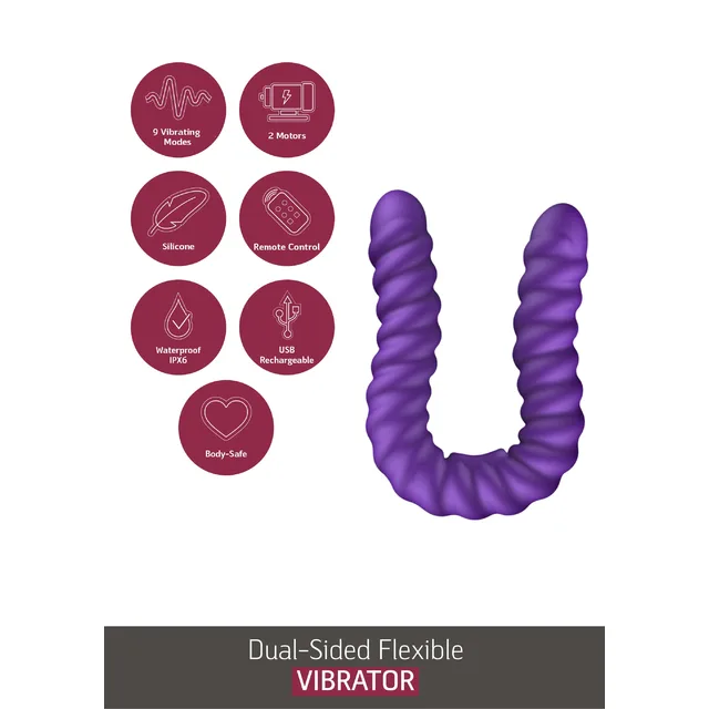Dual-Sided Flexible Vibrator