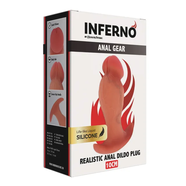 Realistic Buttplug Liquid Silicone 10 cm