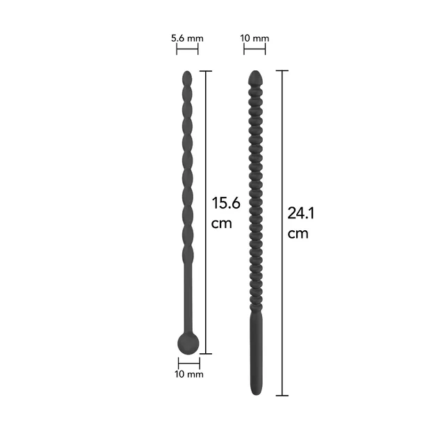 Ribbed Penis Dilators Advanced 2 pcs