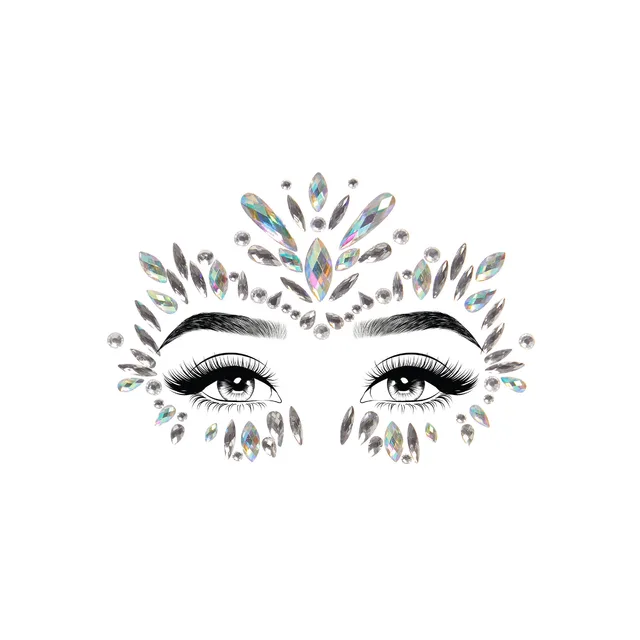 Iris Adhesive Face Jewels Sticker