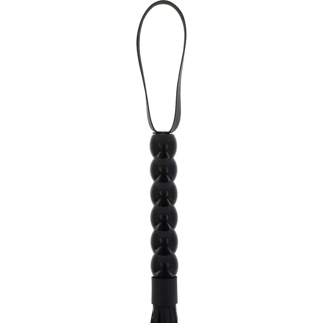 Long Beaded Flogger Whip