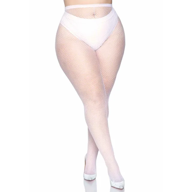 Plus Fishnet Pantyhose