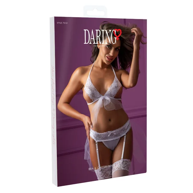 Bra & Garter Panty Set