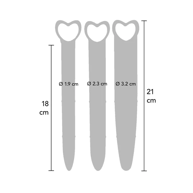Silicone Vaginal Dilators 3pcs
