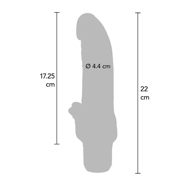 Gold Dicker Stim Vibrator 22 cm