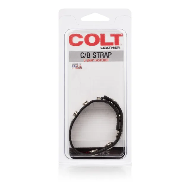 COLT Leather C/B Strap 5-snap