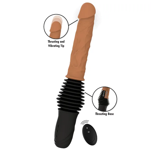 Realistic Double Thrusting Vibrator