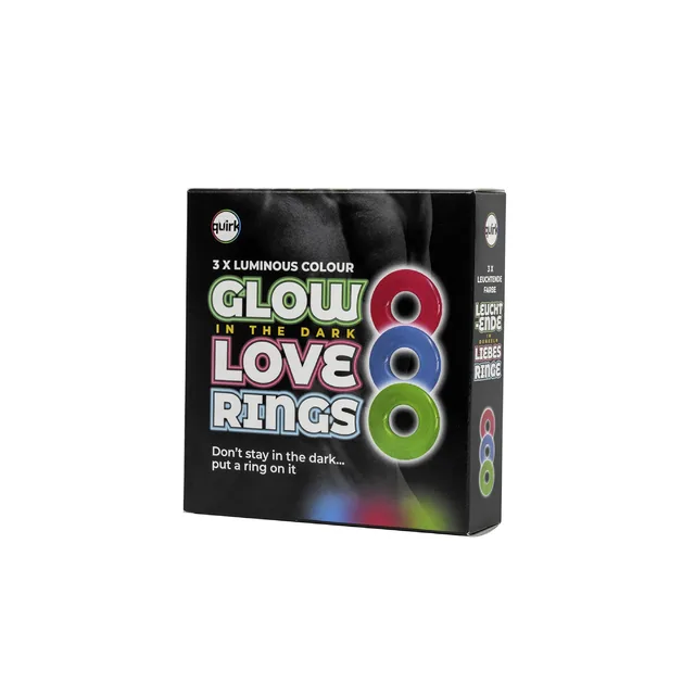 Glow In The Dark Love Rings