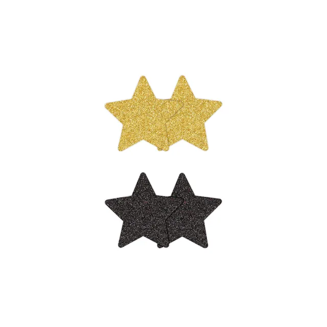 Pasties Glitter Stars 2 Pair