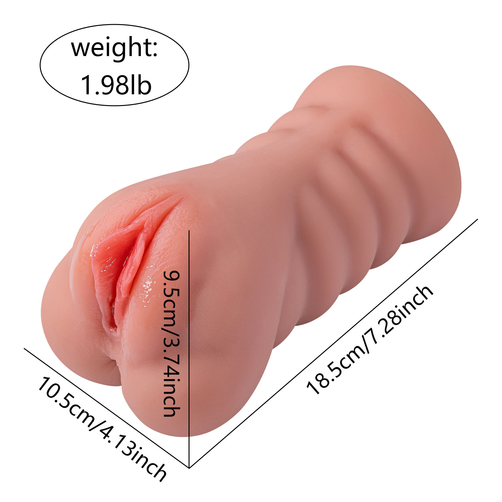 Super Realistic Dildo, Weight: 0.81LB,Length:8.08 inches --- ( US local in stock,ship to USA only!!!)
