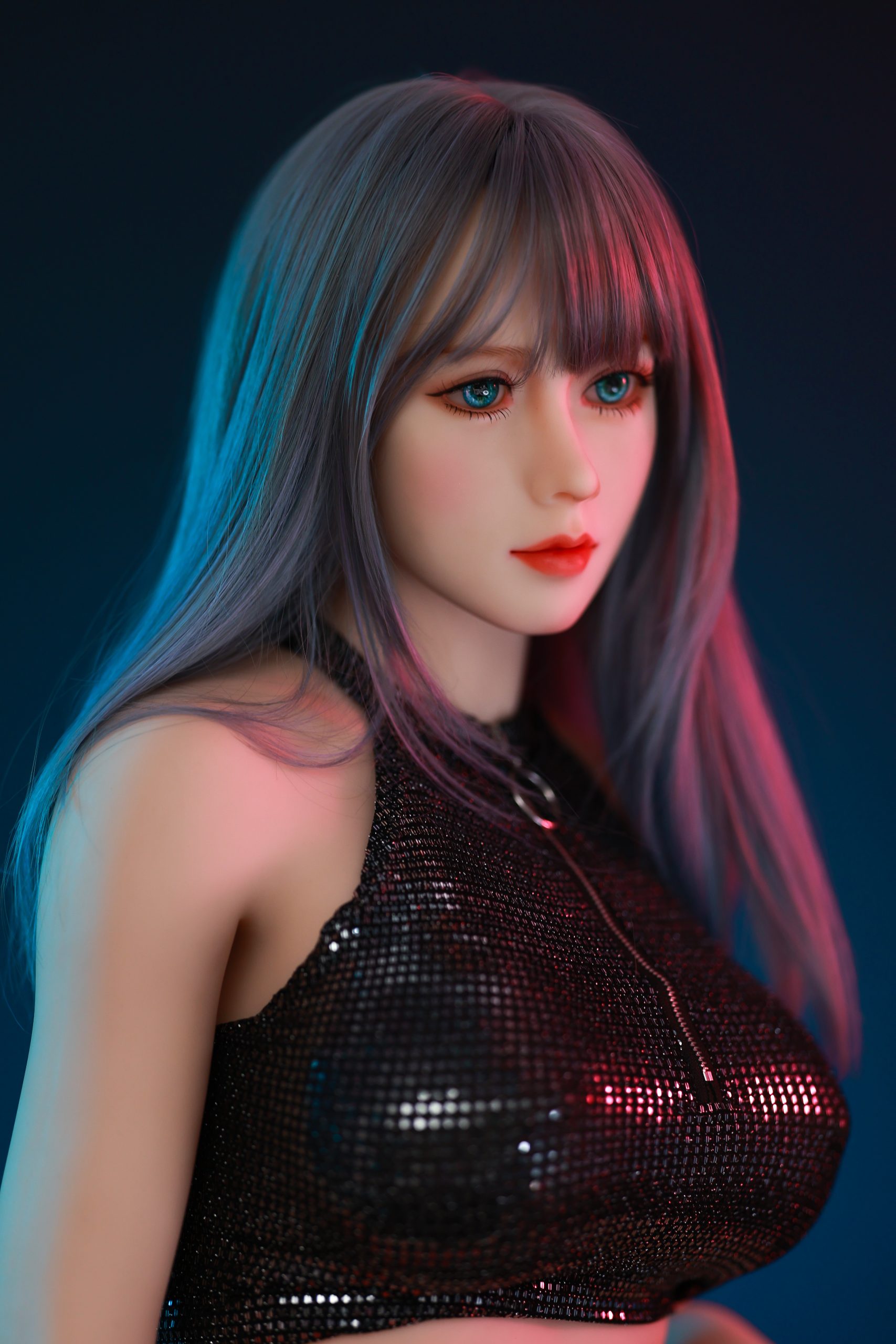 4.85FT/27KG Brown Eyes Full Body Sex Doll White Skin Ordinary Breasts TPE (EU local in stock, ship to EU only! ! !)